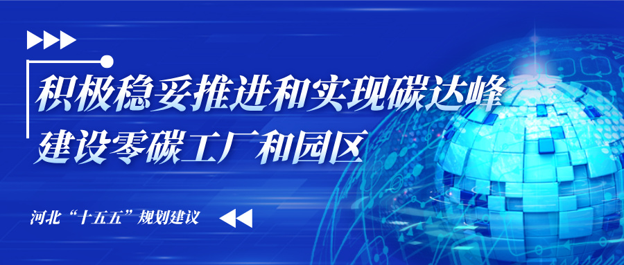 河北“十五五”规划建议：积极稳妥推进和实现碳达峰 建设零碳工厂和园区
